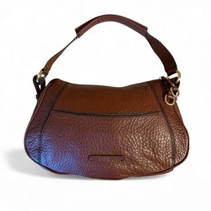 Cole Haan brown pebble full grain leather purse